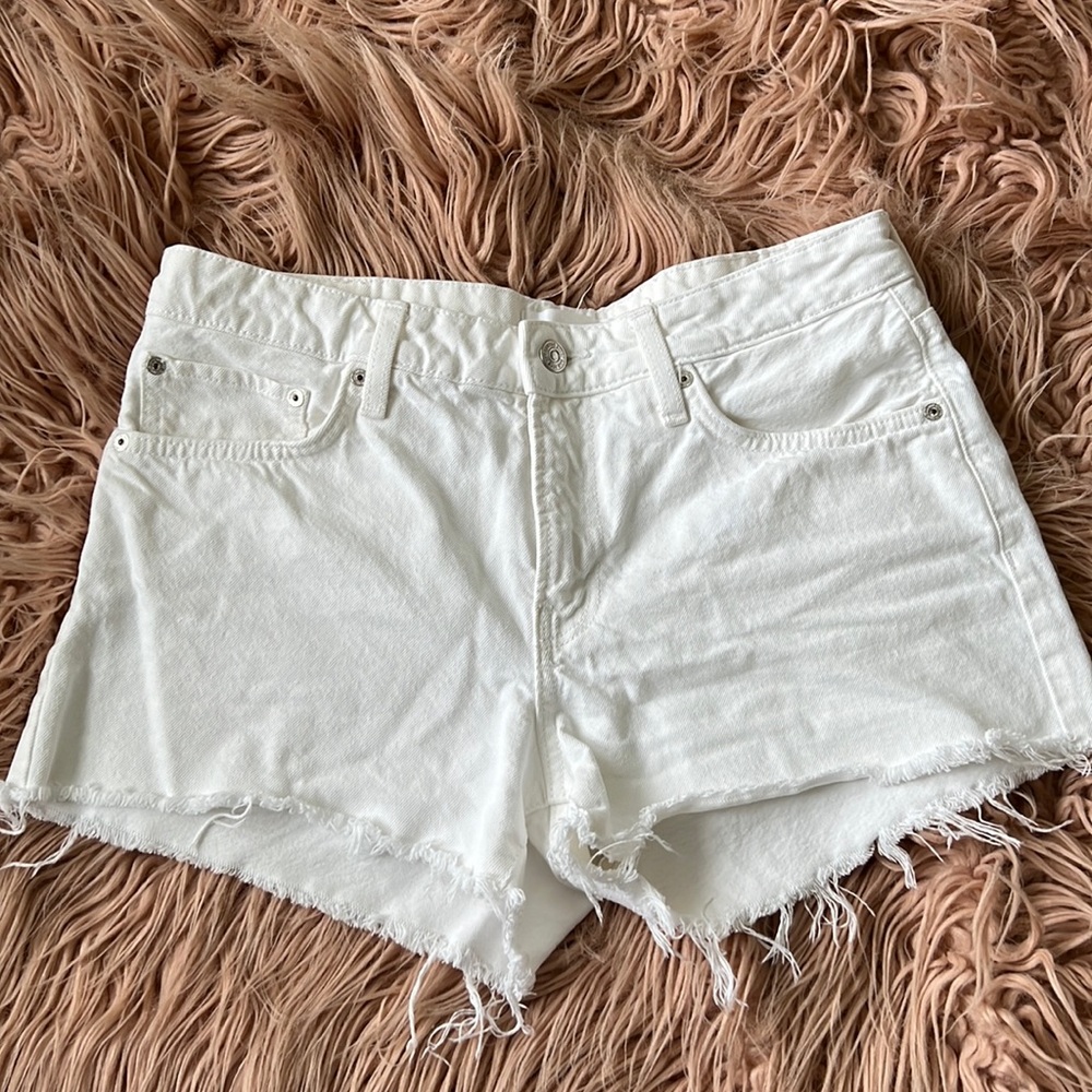White Mango jean shorts